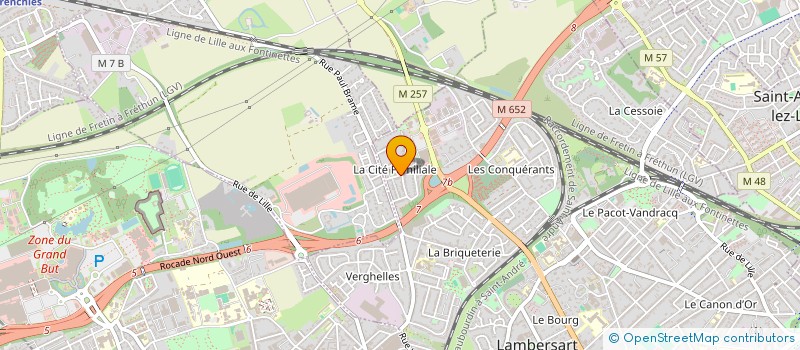 localisation de l'entreprise TAXI SEREIN à LAMBERSART