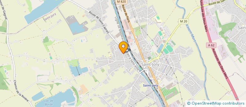 localisation de l'entreprise TAXI SERENITE à SAINT-JORY