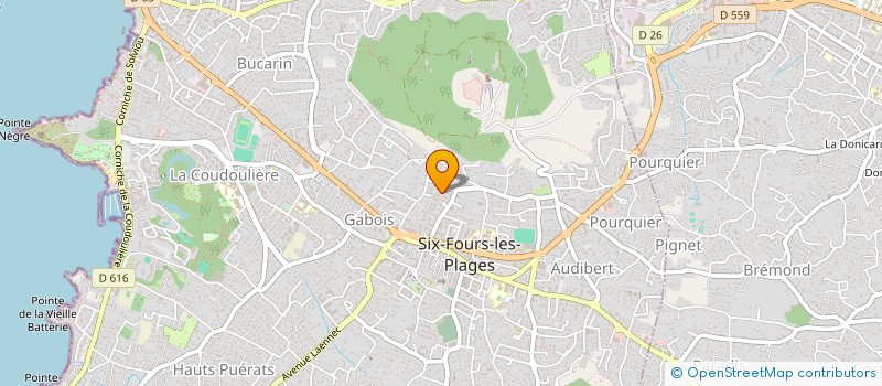 localisation de l'entreprise TAXI SERGE à SIX-FOURS-LES-PLAGES