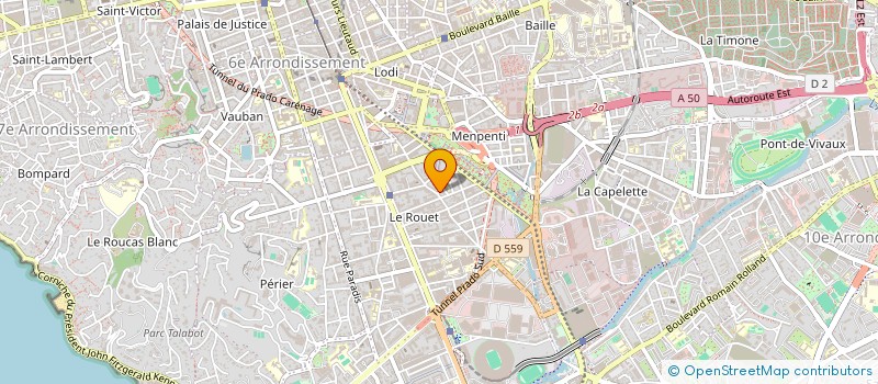 localisation de l'entreprise TAXI SERRA CHRIS 13 à MARSEILLE