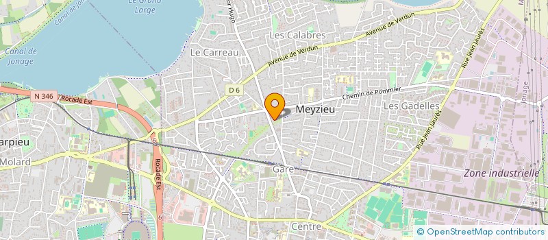 localisation de l'entreprise TAXI SERVICE  MEYZIEU