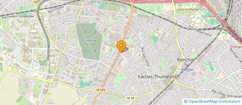 localisation de l'entreprise TAXI SERVICE LOMME à FACHES-THUMESNIL