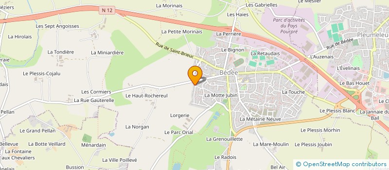 localisation de l'entreprise TAXI SERVICES  BEDEE