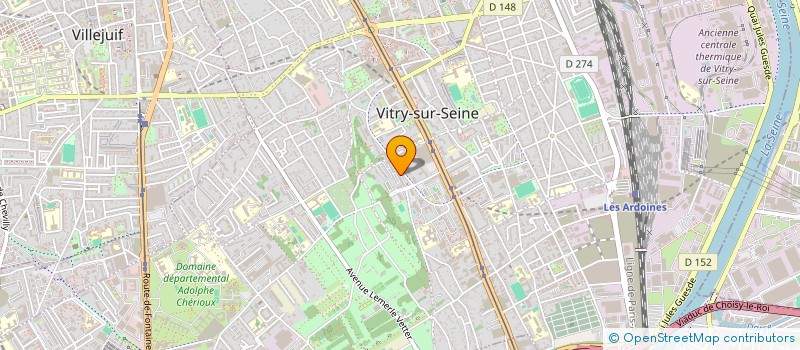 localisation de l'entreprise TAXI SERVICES  VITRY-SUR-SEINE