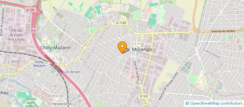 localisation de l'entreprise TAXI SERVICES  MORANGIS