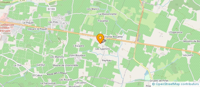 localisation de l'entreprise TAXI SERVICES CARTELEGUE à CARS