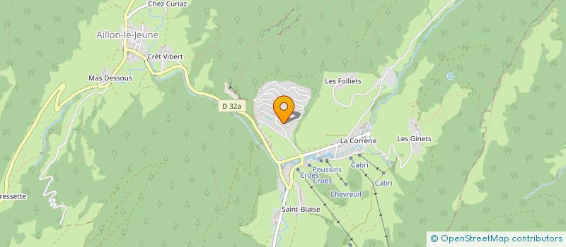 localisation de l'entreprise TAXI SEV  AILLON-LE-JEUNE