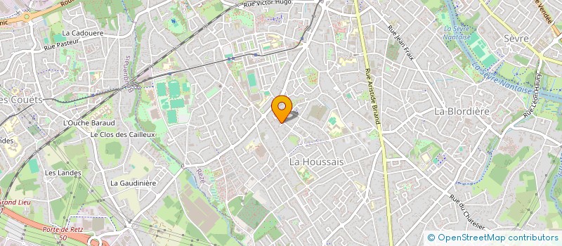 localisation de l'entreprise TAXI SEVRE GOULAINE  REZE