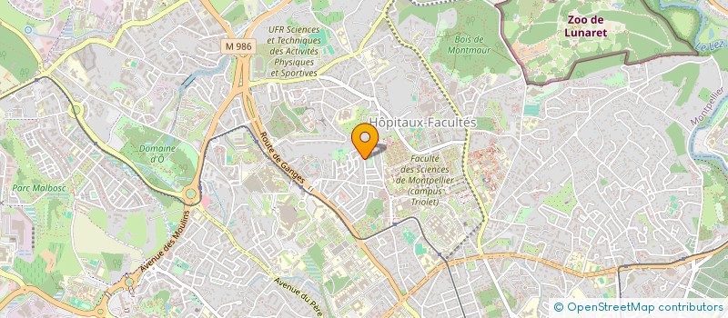 localisation de l'entreprise TAXI SIMON 34 à MONTPELLIER
