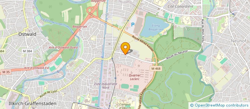 localisation de l'entreprise TAXI SIR  ILLKIRCH GRAFFENSTADEN