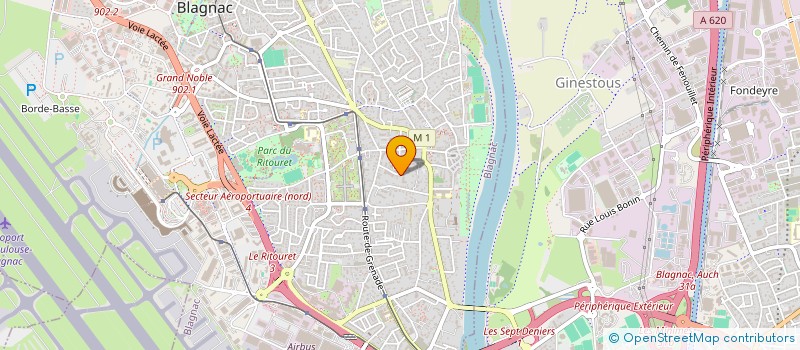 localisation de l'entreprise TAXI SIRVEN à BLAGNAC
