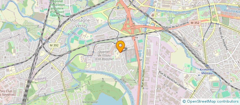 localisation de l'entreprise TAXI SLK à STRASBOURG