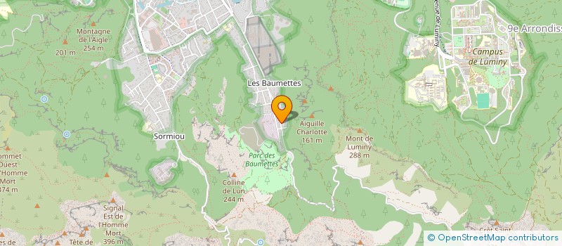 localisation de l'entreprise TAXI SLN  MARSEILLE 9EME