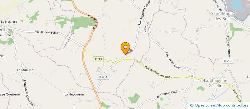 localisation de l'entreprise TAXI SP 50  SAINTE-CECILE