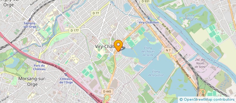 localisation de l'entreprise TAXI SRUNTHAVY à VIRY-CHATILLON