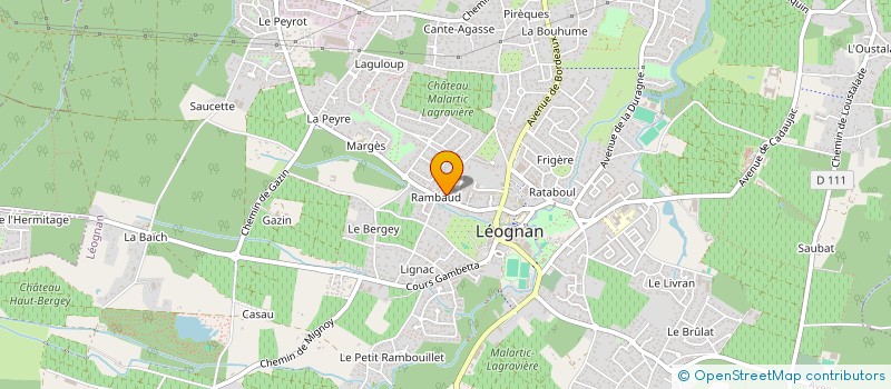 localisation de l'entreprise TAXI STEF33  LEOGNAN