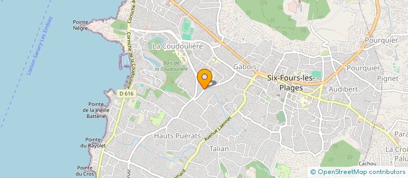 localisation de l'entreprise TAXI STEPHANE à SIX-FOURS-LES-PLAGES