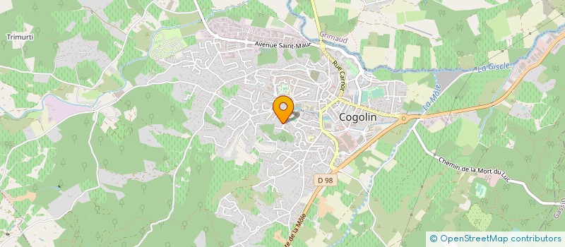 localisation de l'entreprise TAXI STEPHANE à COGOLIN