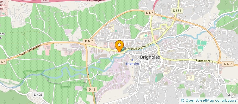 localisation de l'entreprise TAXI STEVE  BRIGNOLES