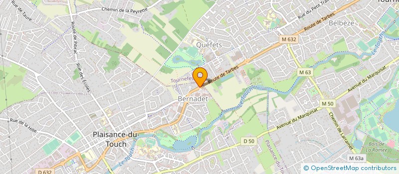 localisation de l'entreprise TAXI STEVEN  PLAISANCE-DU-TOUCH