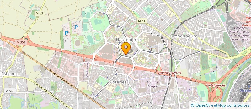 localisation de l'entreprise TAXI STRASS à STRASBOURG