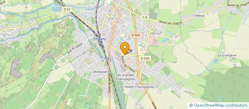 localisation de l'entreprise TAXI STURM.  CHAUDENAY