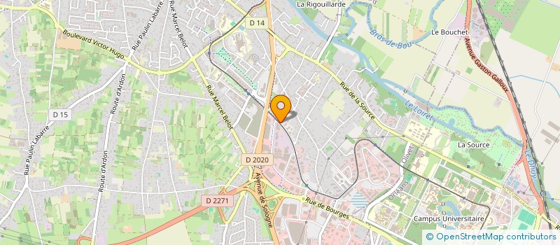 localisation de l'entreprise TAXI SUD-LOIRE  OLIVET