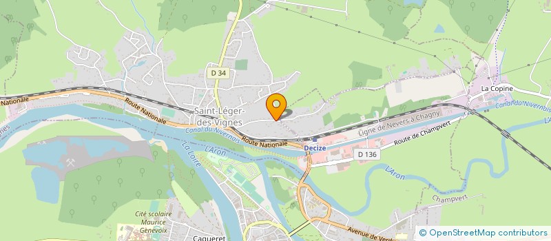 localisation de l'entreprise TAXI SUD NIVERNAIS à SAINT-LEGER-DES-VIGNES