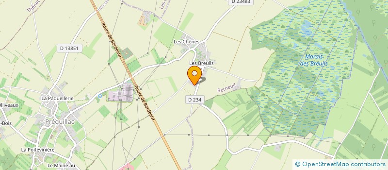 localisation de l'entreprise TAXI SUIRE  BERNEUIL