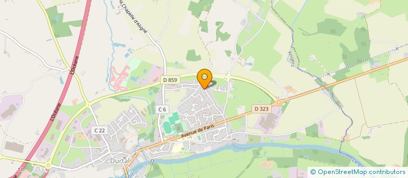 localisation de l'entreprise TAXI SYLVAIN DUTIL  DURTAL