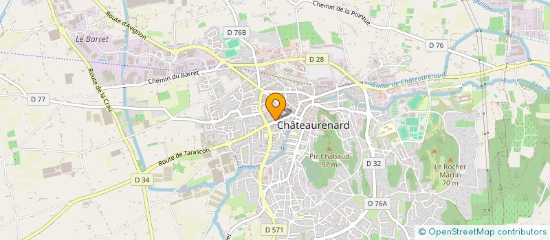 localisation de l'entreprise TAXI SYLVAIN MARTINEZ  CHATEAURENARD