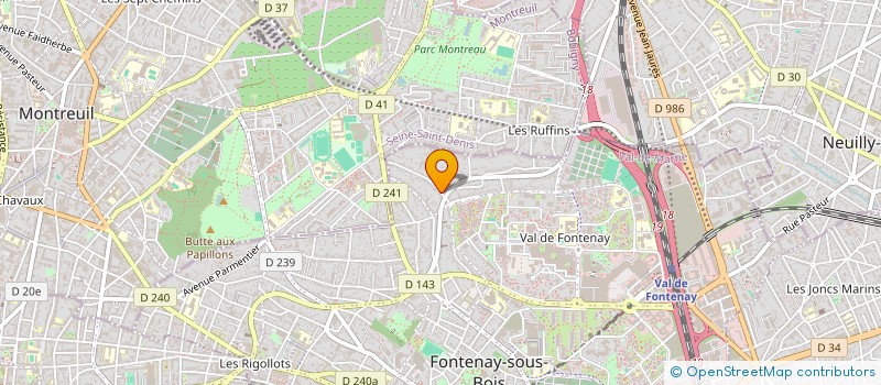 localisation de l'entreprise TAXI TASILI à FONTENAY-SOUS-BOIS