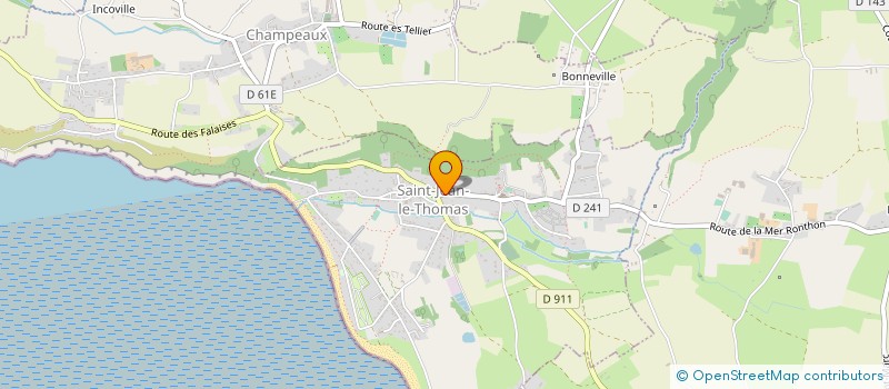 localisation de l'entreprise TAXI TERRE ET  MER  SAINT-JEAN-LE-THOMAS