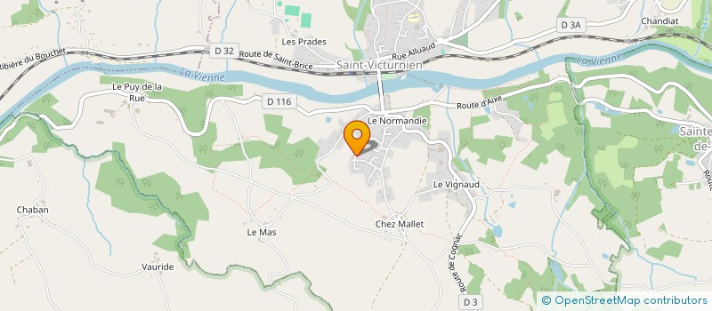 localisation de l'entreprise TAXI TESC à SAINT-VICTURNIEN