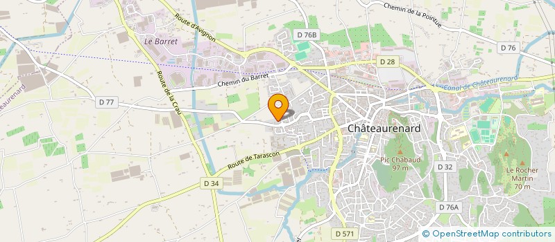 localisation de l'entreprise TAXI THIBAUD  CHATEAURENARD