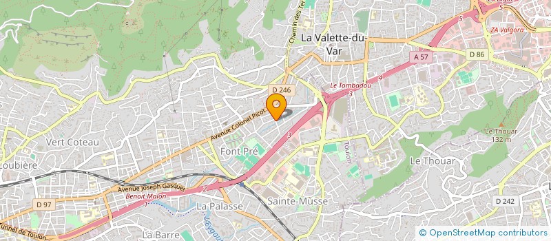 localisation de l'entreprise TAXI THIERRY  LA VALETTE-DU-VAR