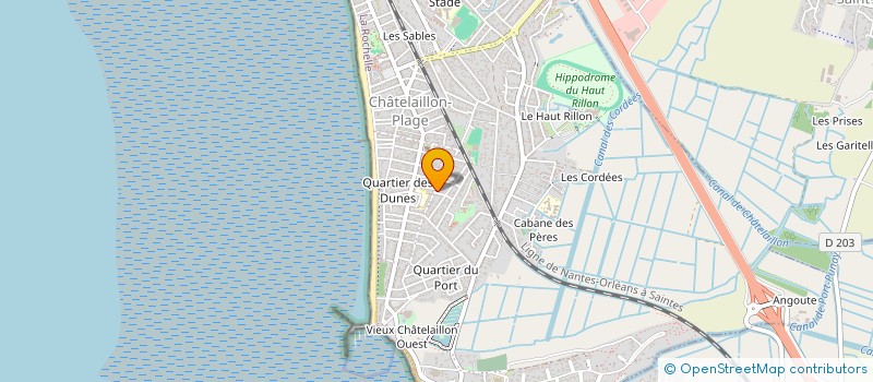 localisation de l'entreprise TAXI THIERRY LR à CHATELAILLON-PLAGE