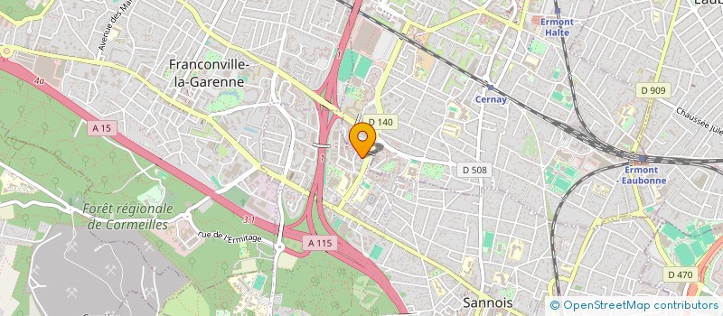 localisation de l'entreprise TAXI TIME  SANNOIS