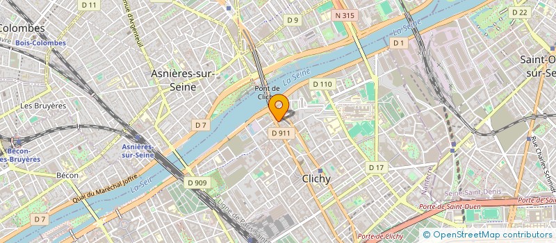 localisation de l'entreprise TAXI TINGHIR à CLICHY