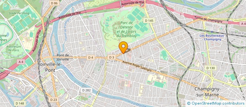 localisation de l'entreprise TAXI TITHOLI 94 à CHAMPIGNY-SUR-MARNE