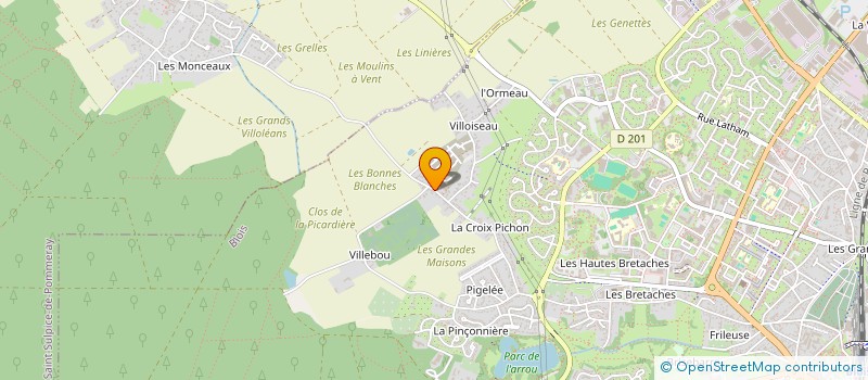 localisation de l'entreprise TAXI-TLG TAXI MEROIS  BLOIS