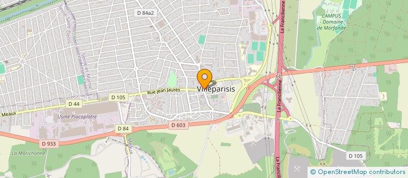 localisation de l'entreprise TAXI TLM  VILLEPARISIS