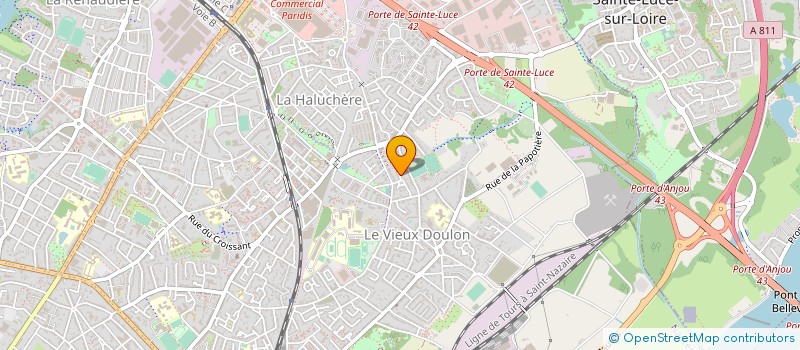 localisation de l'entreprise TAXI TOUTES DISTANCES à NANTES