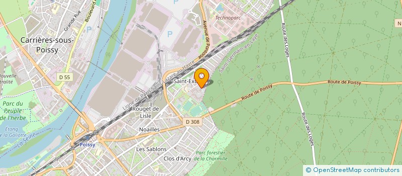 localisation de l'entreprise TAXI TRANS  POISSY