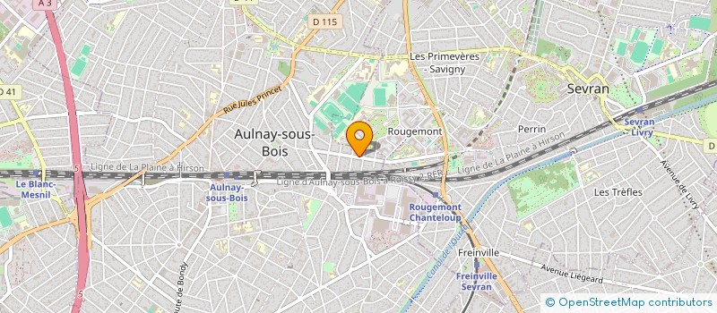 localisation de l'entreprise TAXI TRANSPORTS à AULNAY-SOUS-BOIS