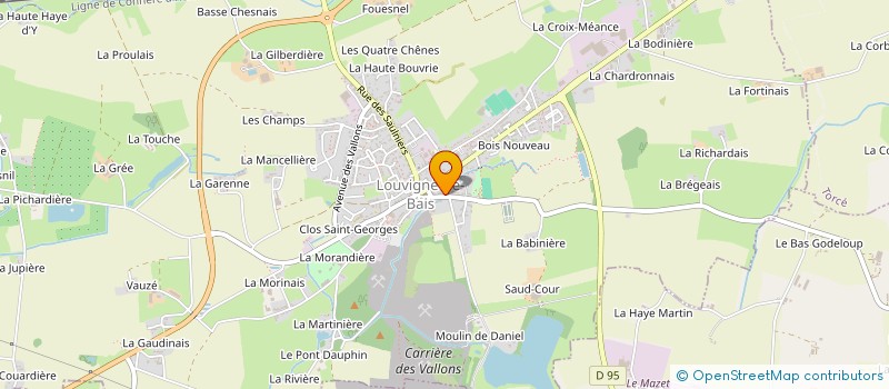 localisation de l'entreprise TAXI TRAVERS  LOUVIGNE-DE-BAIS