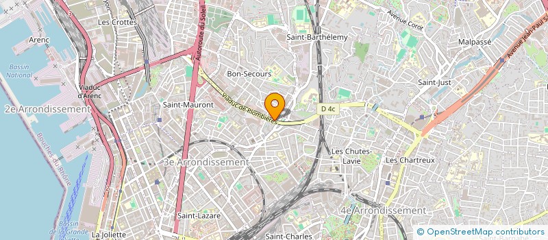localisation de l'entreprise TAXI UNION PETITS PROPRIETAIRES  MARSEILLE