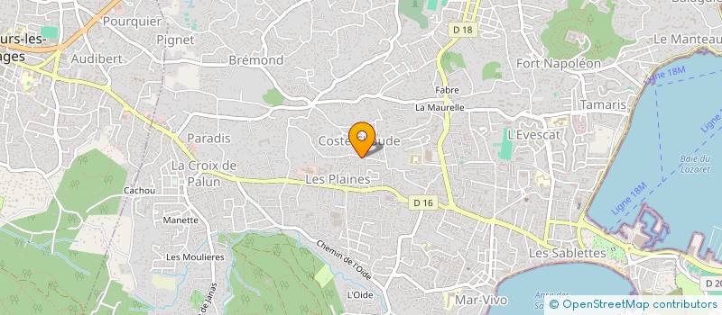 localisation de l'entreprise TAXI VALDACCI à LA SEYNE-SUR-MER