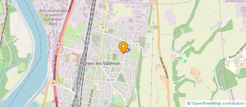 localisation de l'entreprise TAXI VALENCE CITY  PORTES-LES-VALENCE