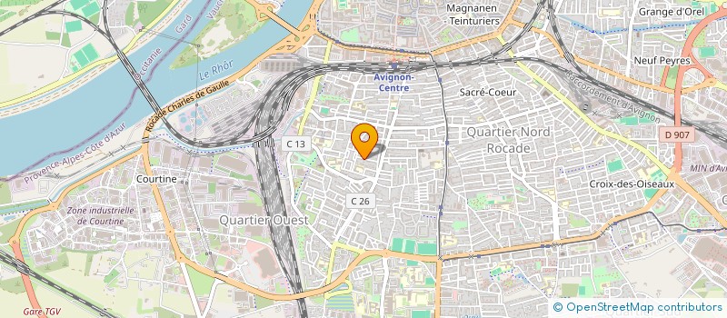 localisation de l'entreprise TAXI VILLENEUVE SERVICES  AVIGNON